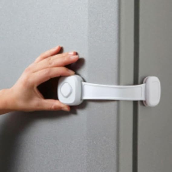 Secret Button Lock - white