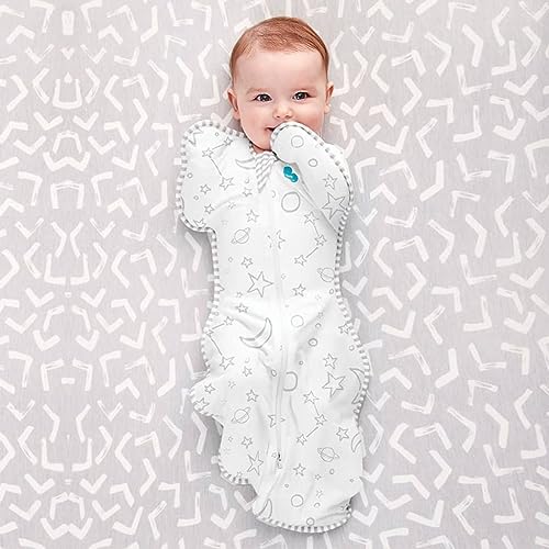 SWADDLE UP™ Bamboo 1.0 TOG Stars and Moon Cream - Newborn