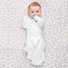 Load image into Gallery viewer, SWADDLE UP™ Bamboo 1.0 TOG Stars and Moon Cream - MEDIUM
