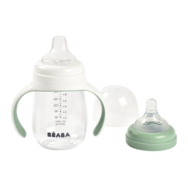 2 in 1 Learning Bottle - Sage