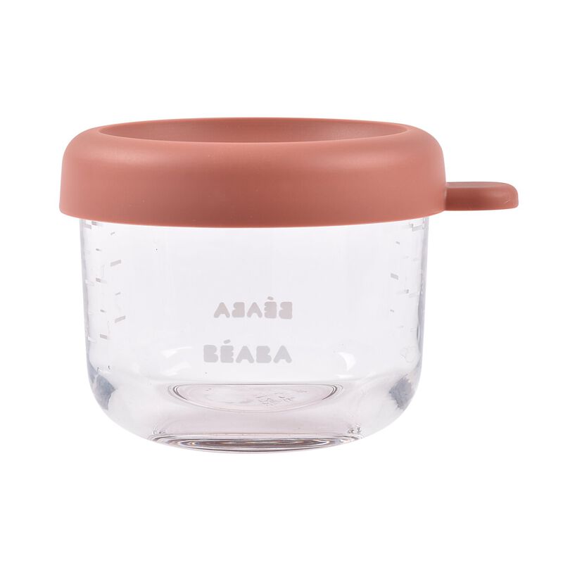Conservative Glass Food Container - Terracotta - 150 ml