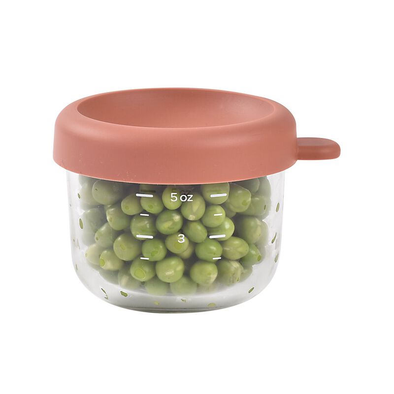 Conservative Glass Food Container - Terracotta - 150 ml