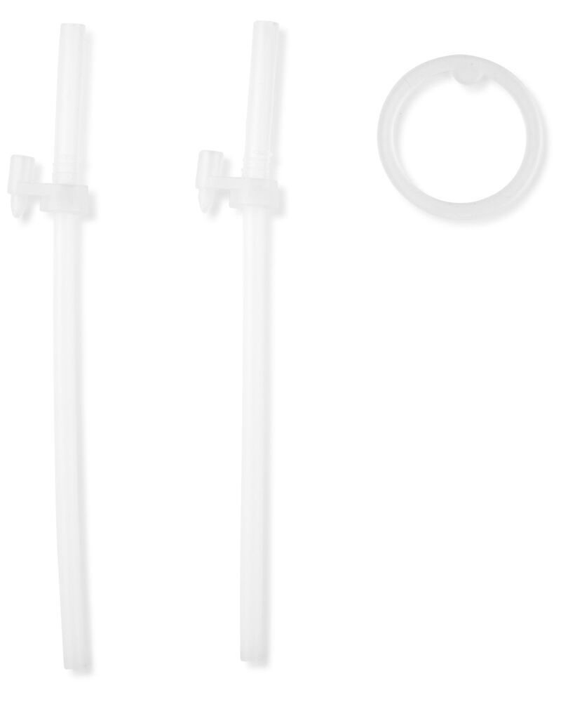 Zoo Straw Bottle (12 Oz) Extra Straws - 2-Pack