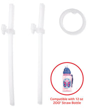 Load image into Gallery viewer, Zoo Straw Bottle (12 Oz) Extra Straws - 2-Pack
