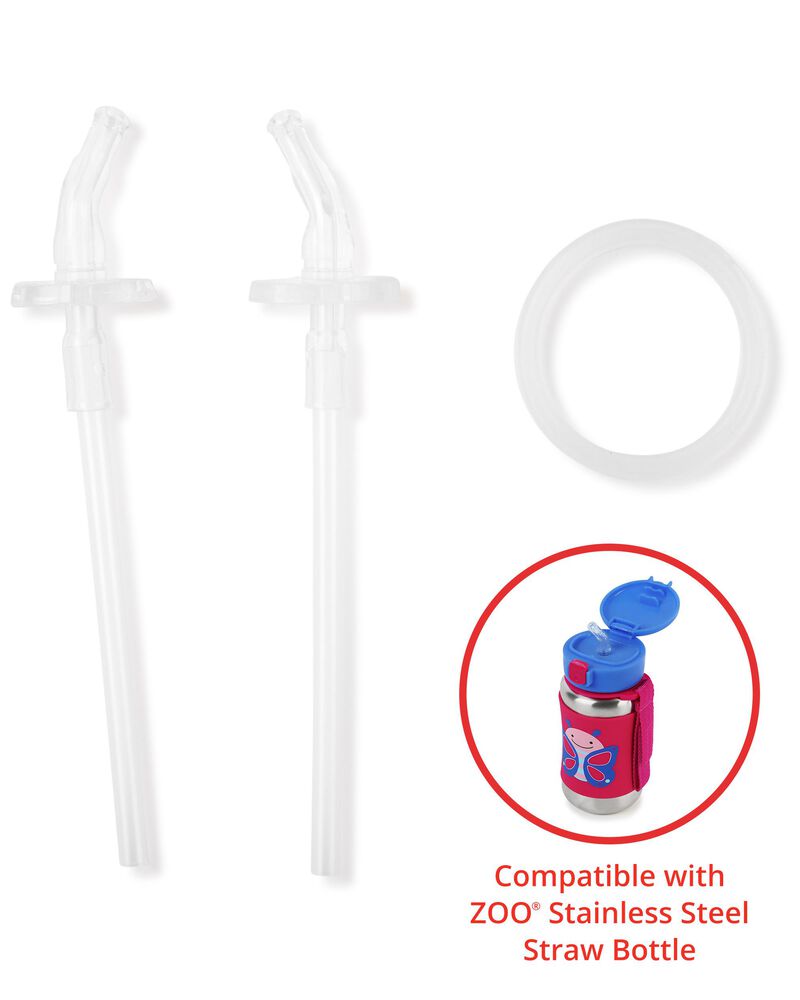 ZOO® Stainless Steel Straw Bottle Extra Straws - 2-Pack