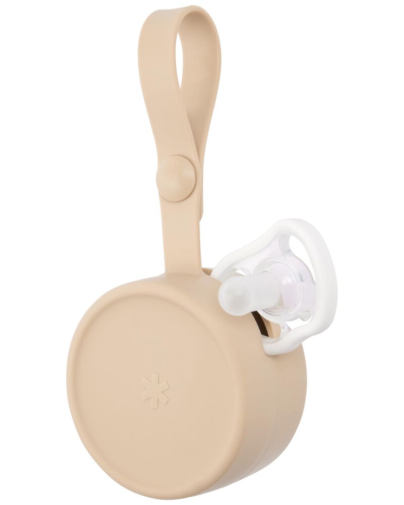Silicone Pacifier Holder - Oat