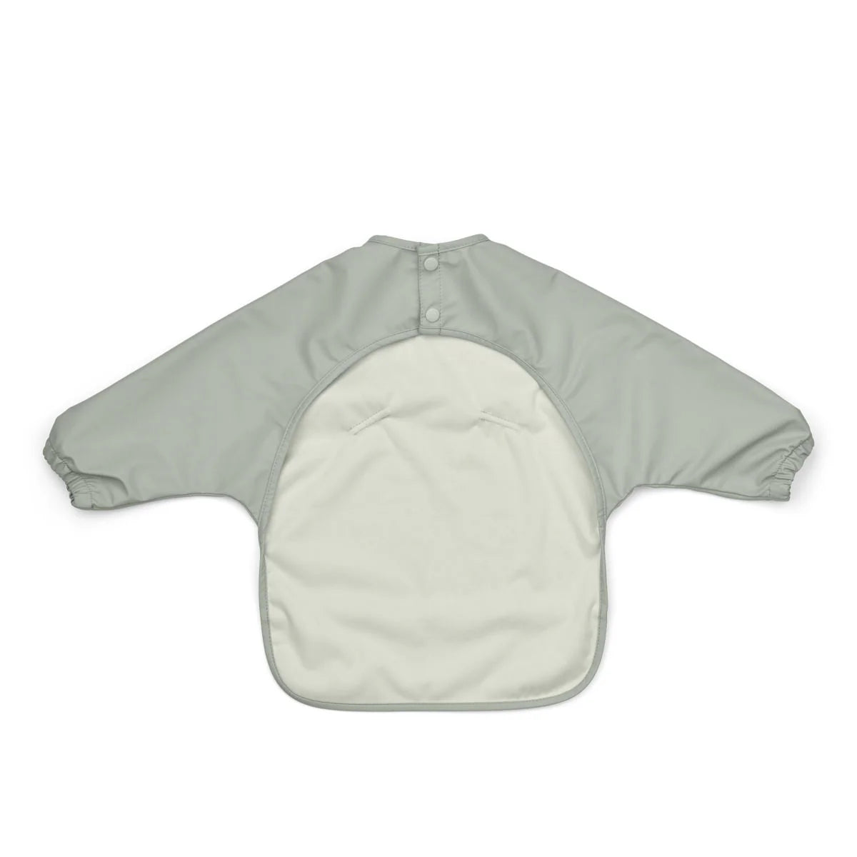 Merle Ruffle Cape Bib - Mr Bear / Dove Blue