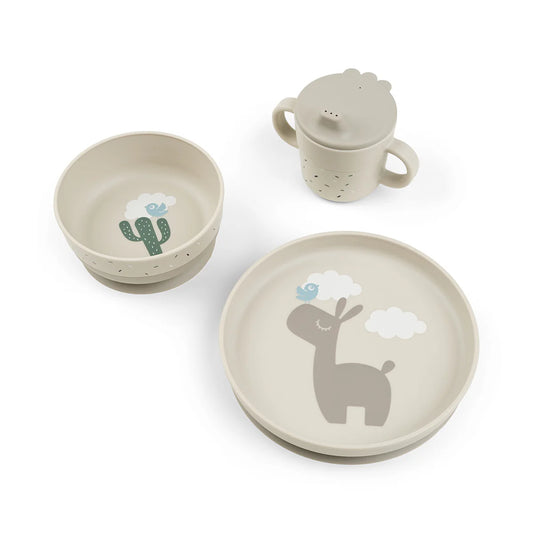 Foodie 3pc dinner set - Lalee - Sand
