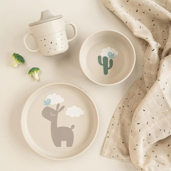 Foodie 3pc dinner set - Lalee - Sand