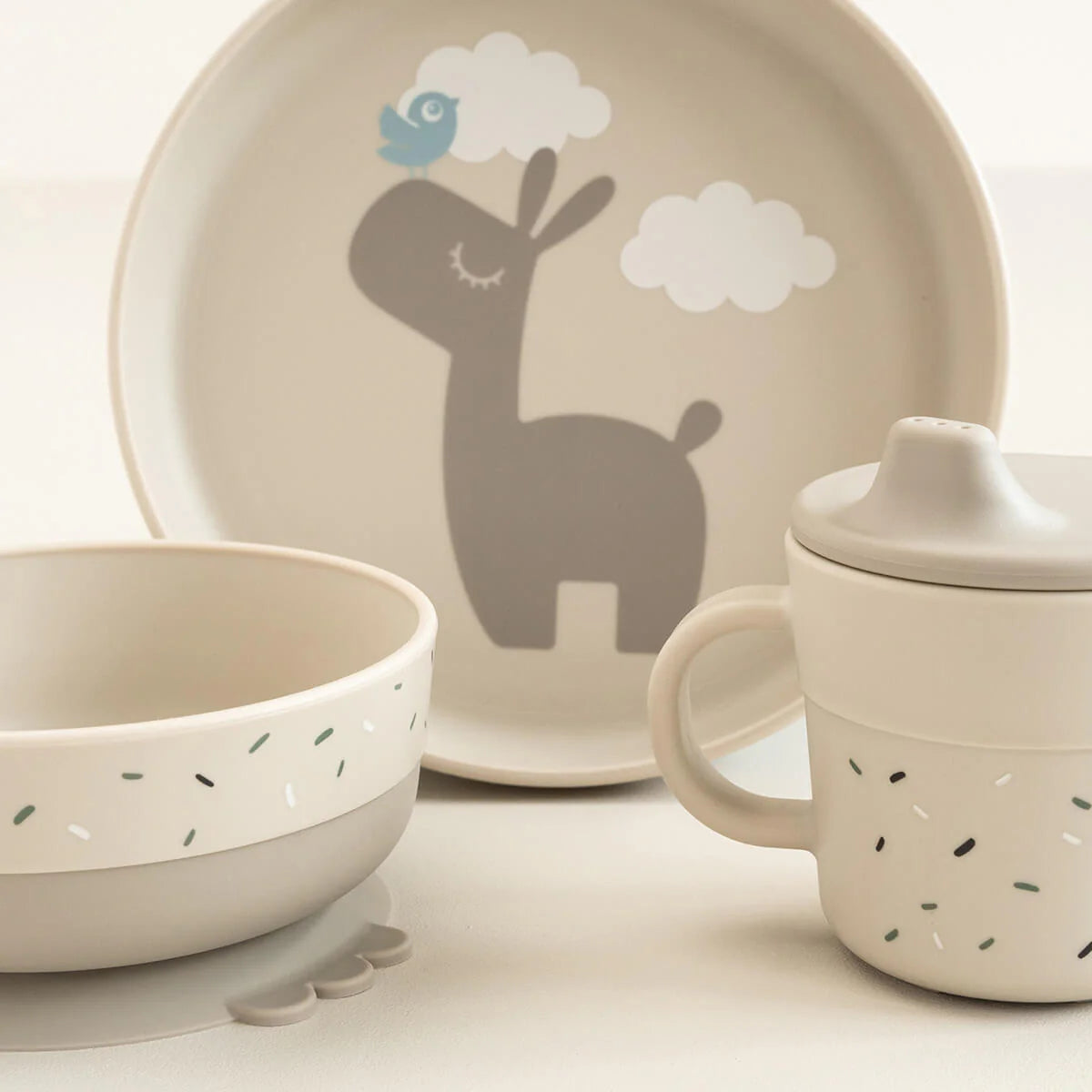 Foodie 3pc dinner set - Lalee - Sand