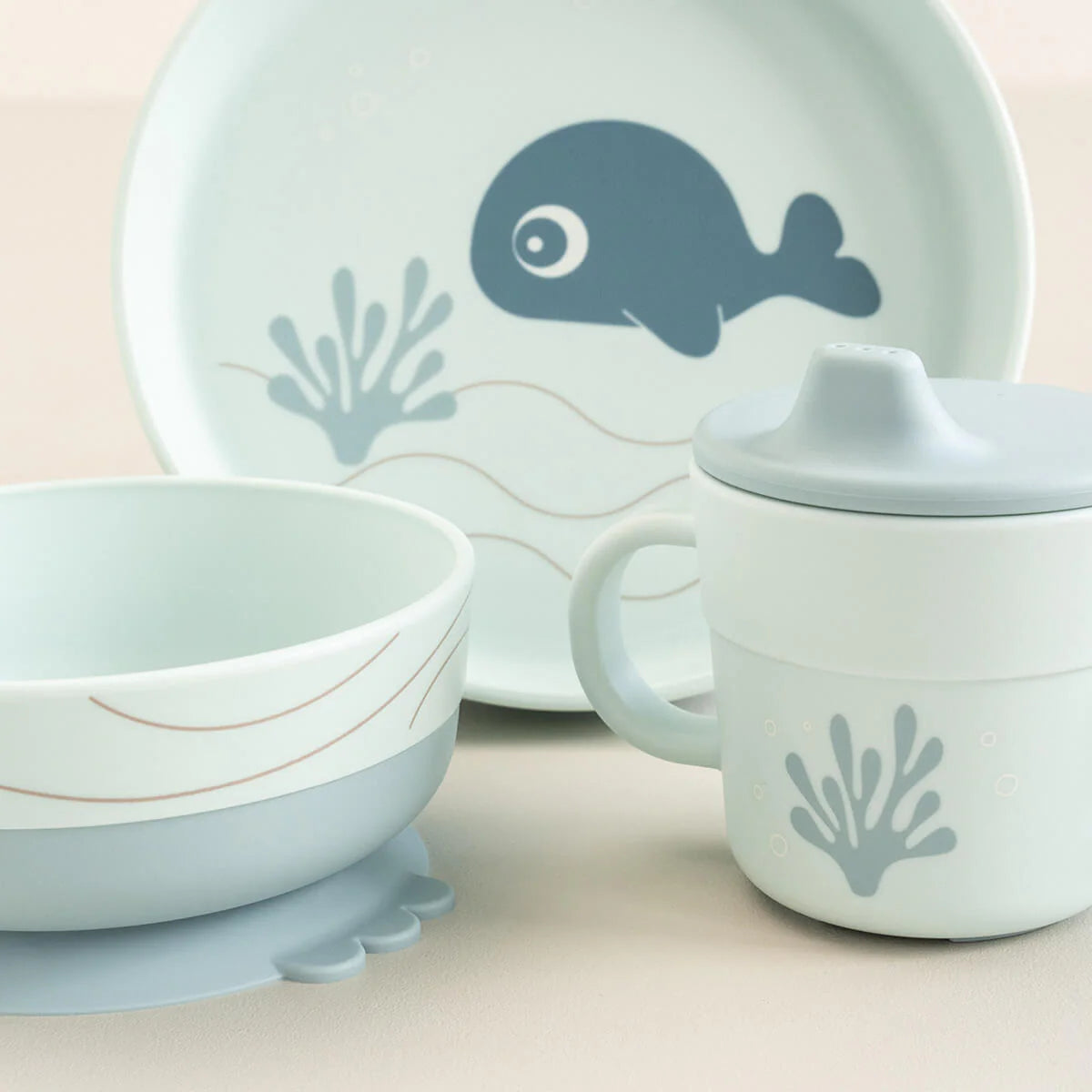 Foodie 3pc dinner set - Wally - Blue