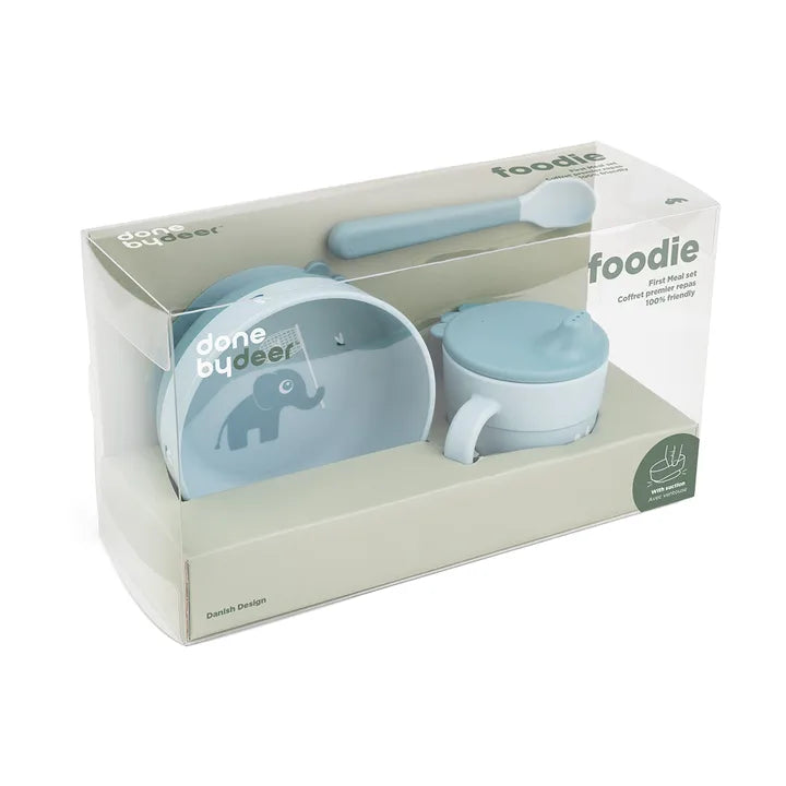 Foodie First Meal Set - 3 Pcs - Elphee - Blue