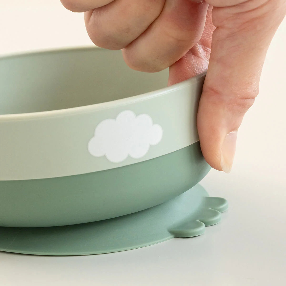 Foodie First Meal Set - 3 Pcs - Happy Clouds - Green