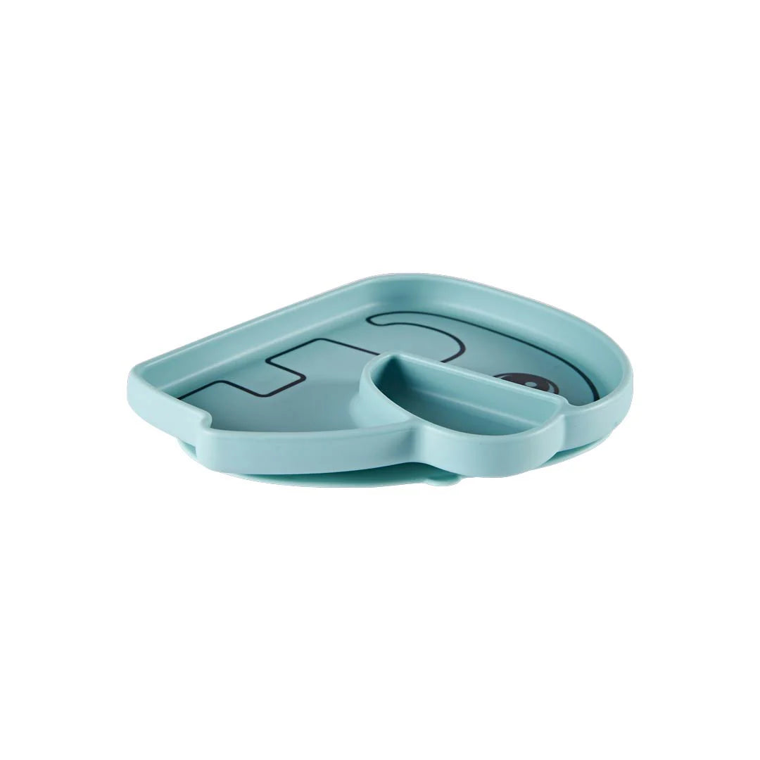 Silicone Stick & Stay plate - Elphee - Blue