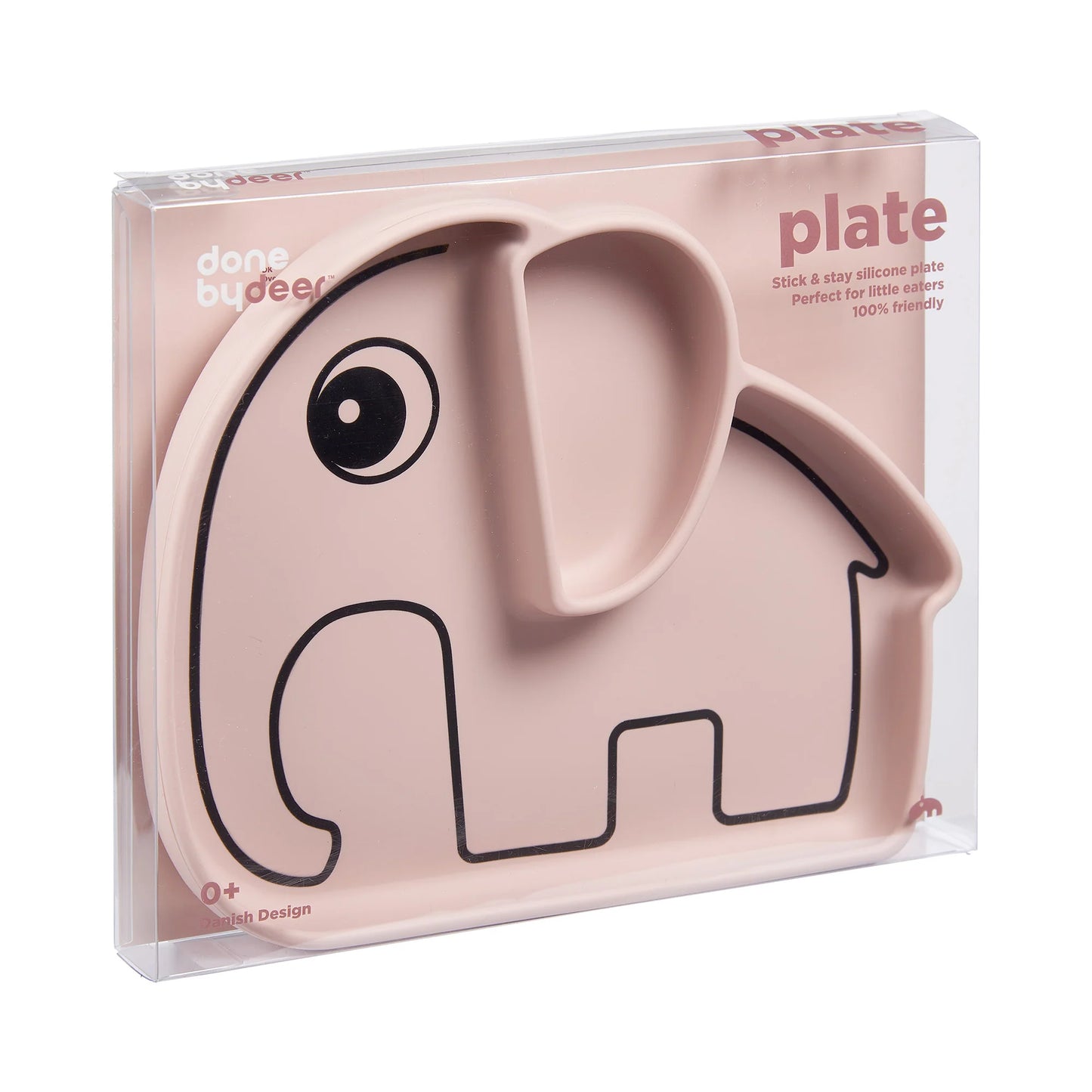 Silicone Stick & Stay plate - Elphee - Powder