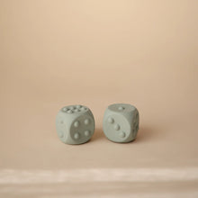 Load image into Gallery viewer, Dice Press Toy 2-Pack - Cambridge Blue / Shifting Sand
