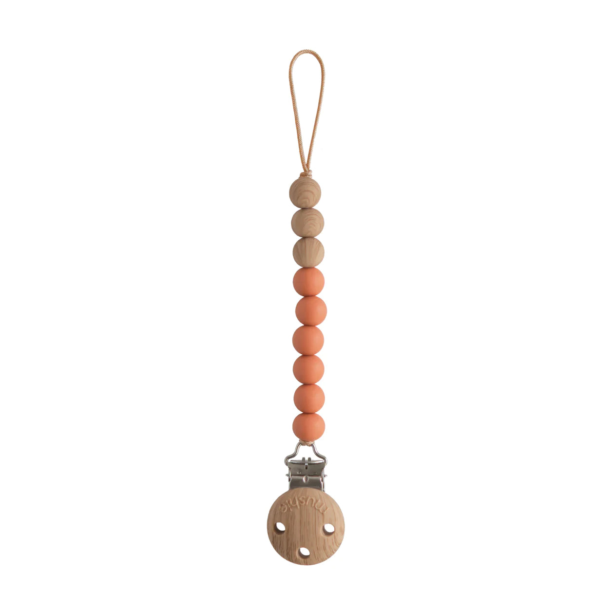 Pacifier Clip | Eva - Clementine