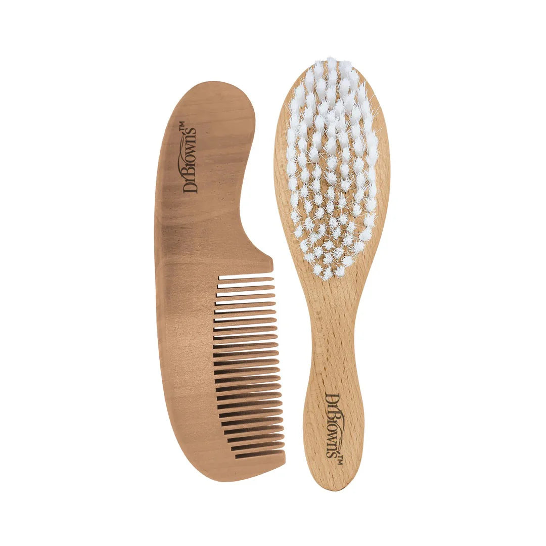 Soft and Safe Baby Brush + Comb
