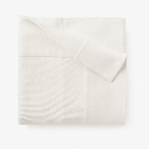 Sofia + Finn Knit Baby Blanket - White