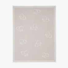 Load image into Gallery viewer, Elephant Jacquard Print Cotton Knit Blanket

