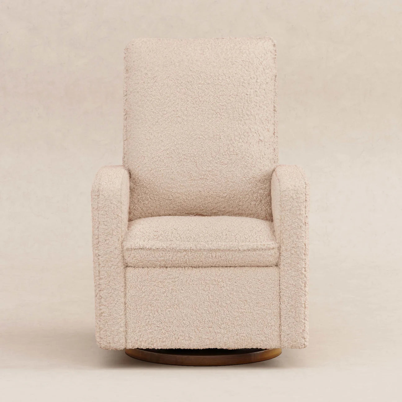 Pre-Order Cali Pillowback Swivel Glider in Shearling