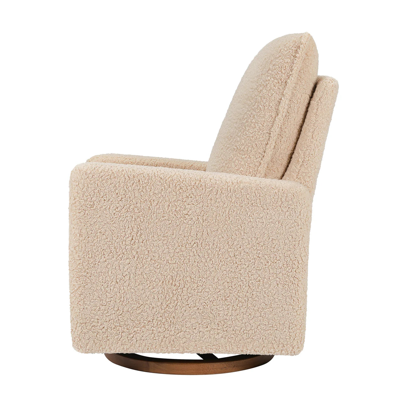 Pre-Order Cali Pillowback Swivel Glider in Shearling