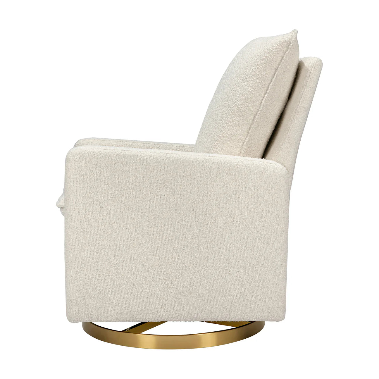 Pre-Order Cali Pillowback Swivel Glider in Boucle