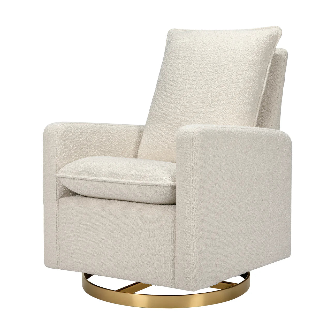 Pre-Order Cali Pillowback Swivel Glider in Boucle