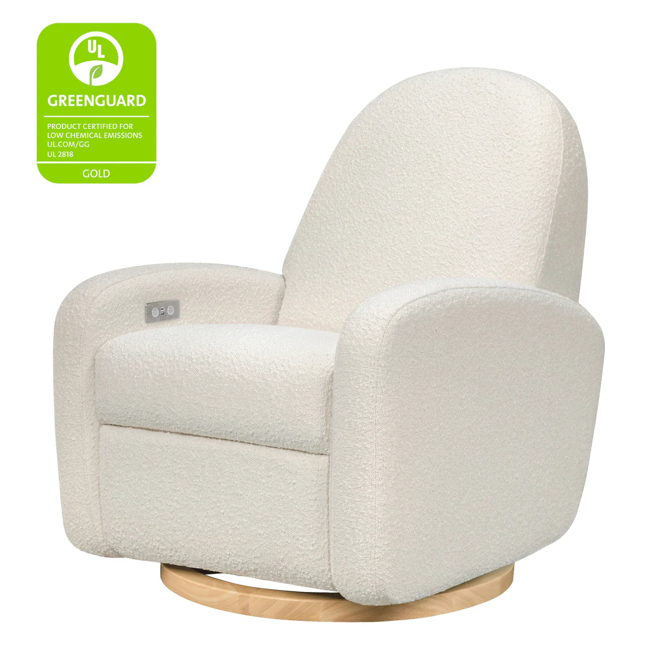 Pre-Order Nami Electronic Recliner and Swivel Glider Recliner in Boucle with USB port