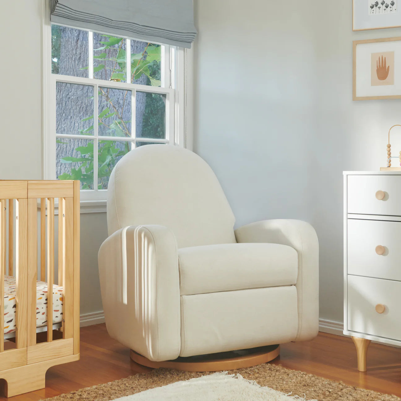 Pre-Order Nami Electronic Recliner and Swivel Glider Recliner in Eco-Performance Fabric with USB port | Water Repellent & Stain Resistant