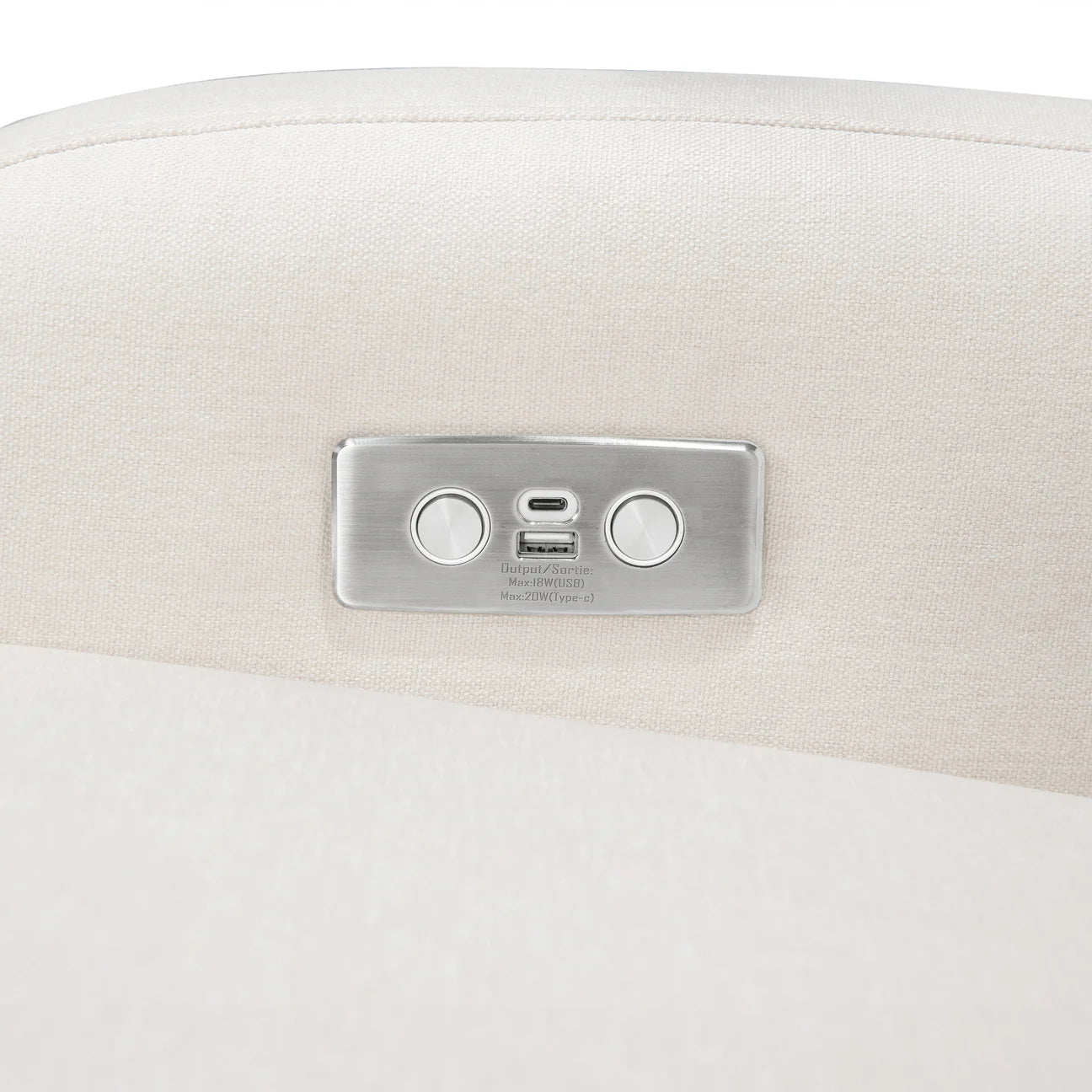Pre-Order Nami Electronic Recliner and Swivel Glider Recliner in Eco-Performance Fabric with USB port | Water Repellent & Stain Resistant
