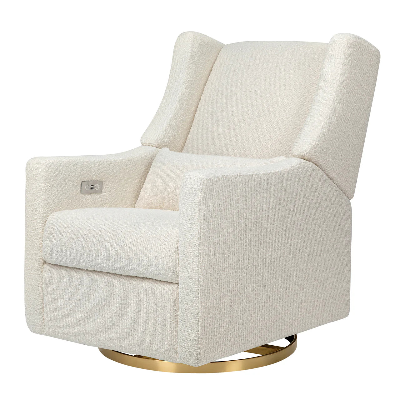 Pre-Order Kiwi Electronic Recliner and Swivel Glider in Boucle with USB port