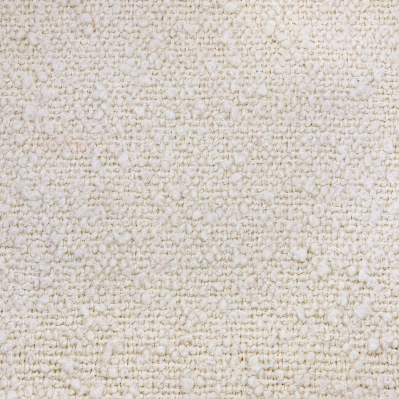 Pre-Order Kiwi Gliding Ottoman in Ivory Boucle & golden base