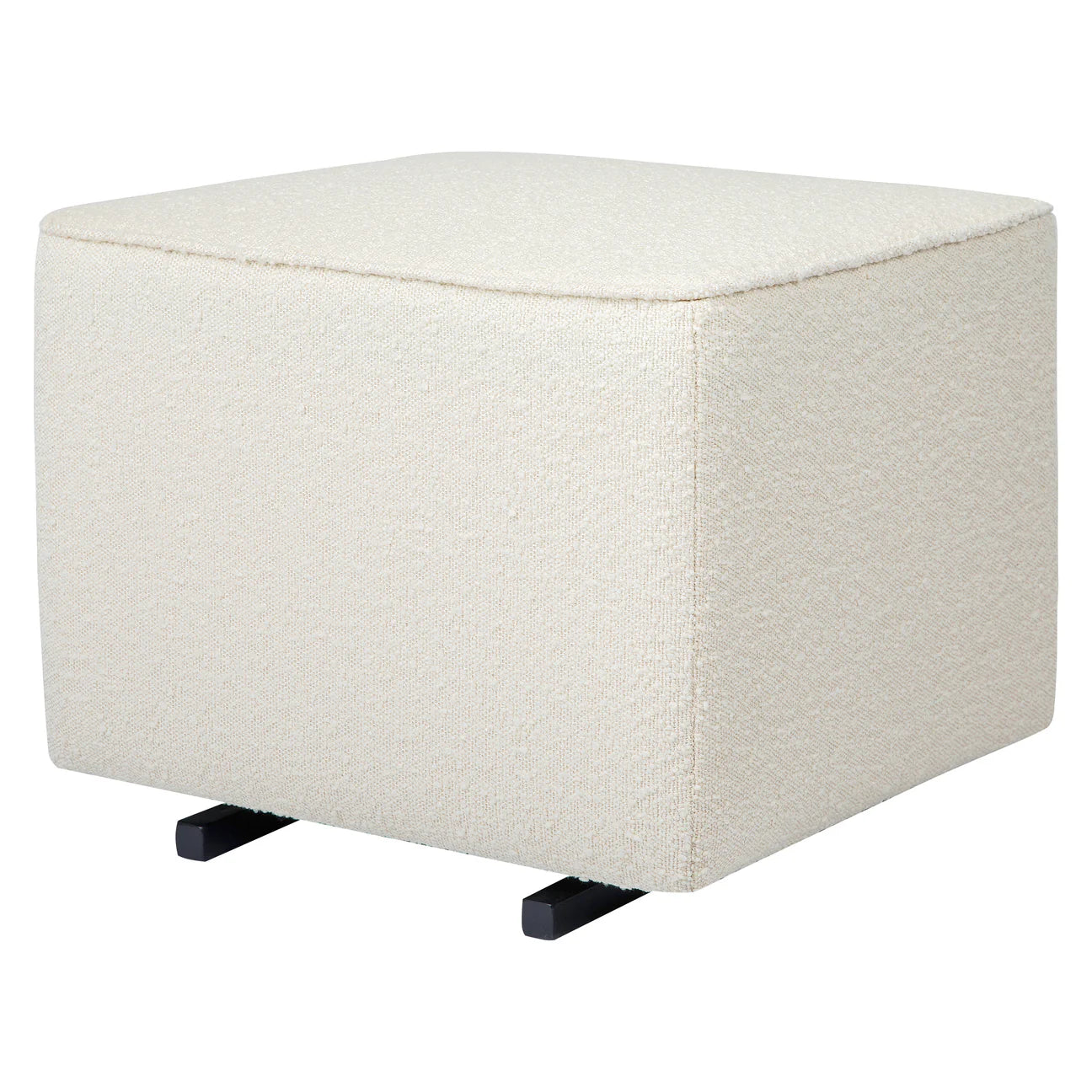Pre-Order Kiwi Gliding Ottoman in Ivory Boucle