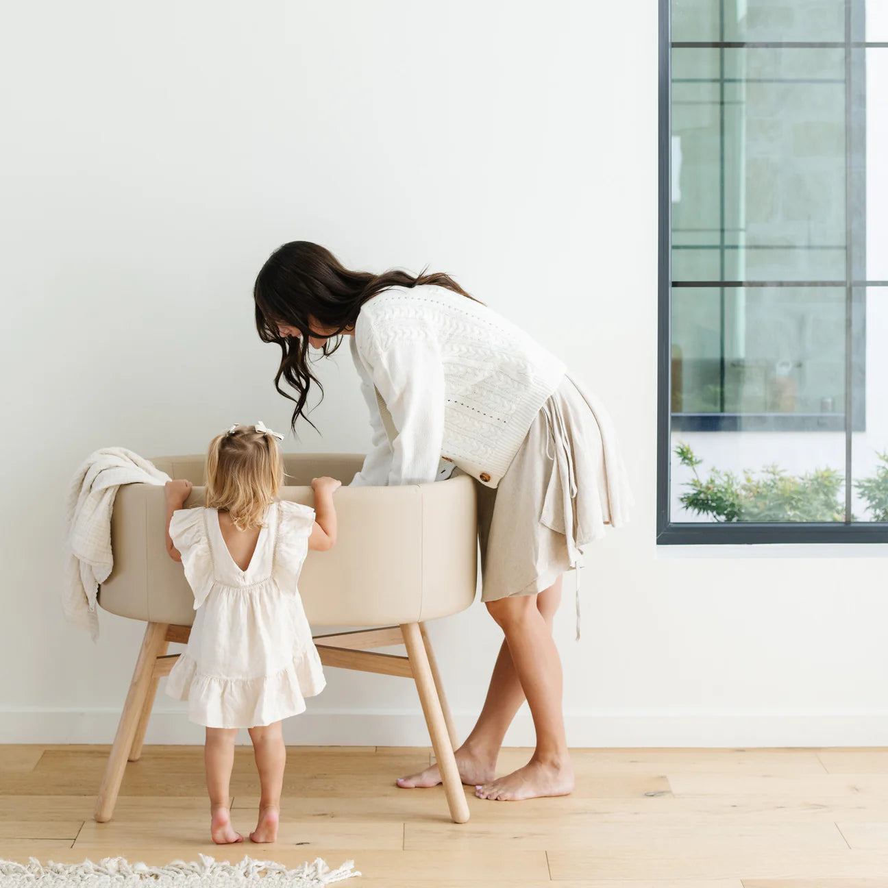 Pre-Order Babyletto x GATHRE Capsule Bassinet - Millet