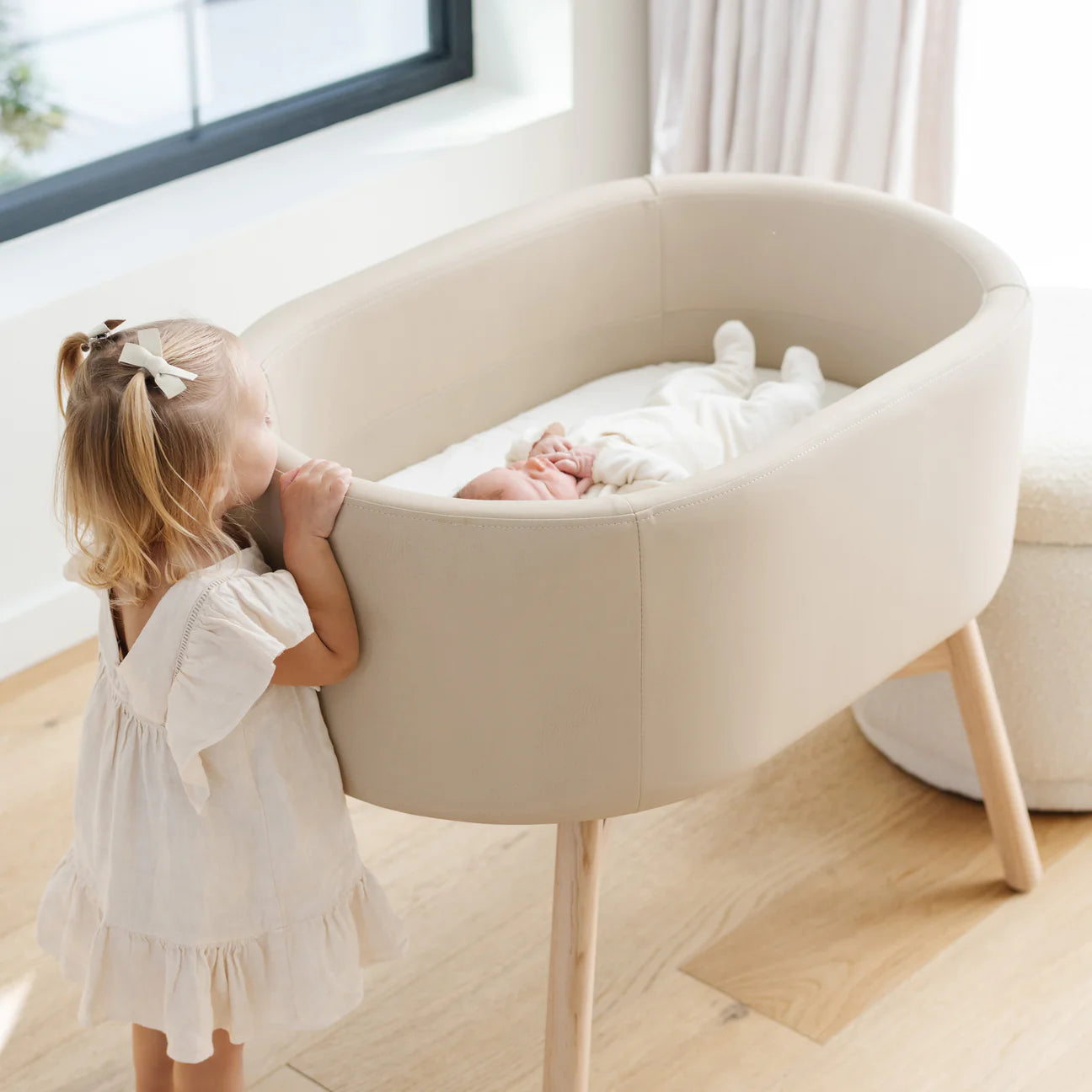 Pre-Order Babyletto x GATHRE Capsule Bassinet - Millet