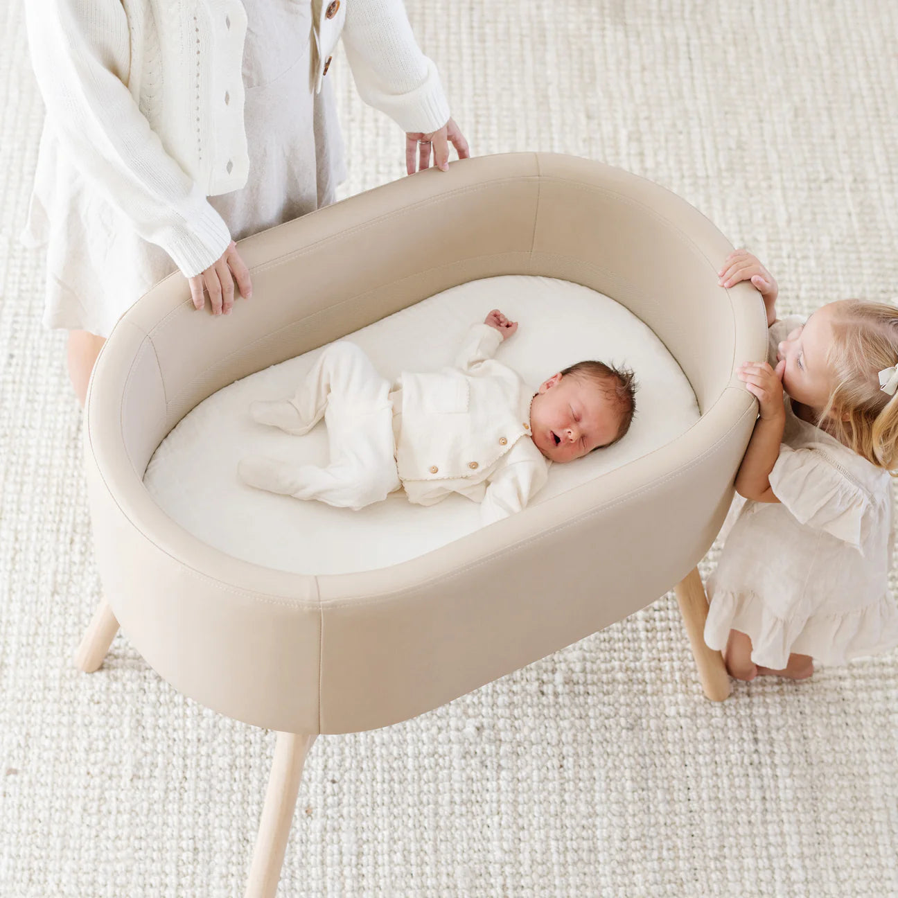 Pre-Order Babyletto x GATHRE Capsule Bassinet - Millet
