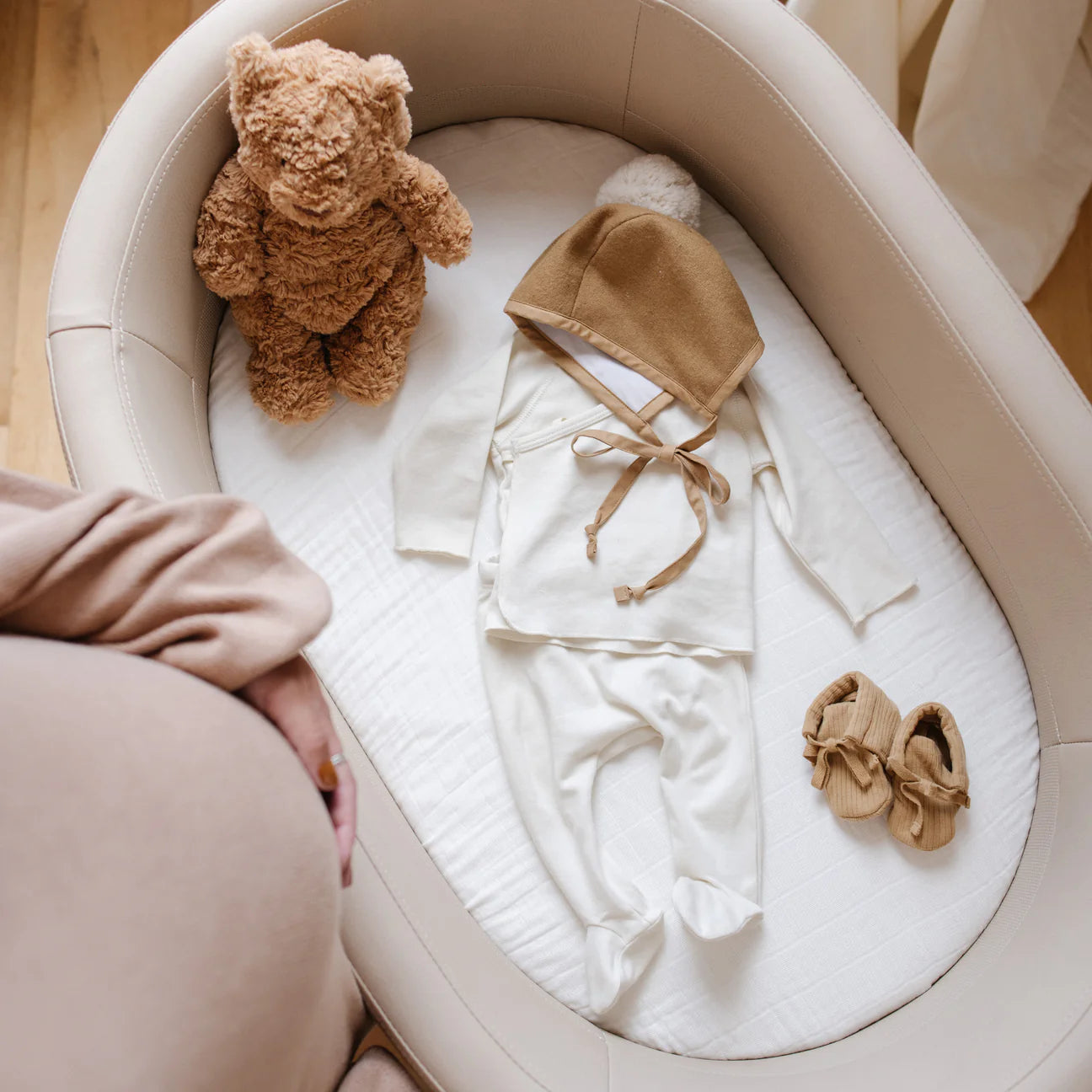 Pre-Order Babyletto x GATHRE Capsule Bassinet - Millet