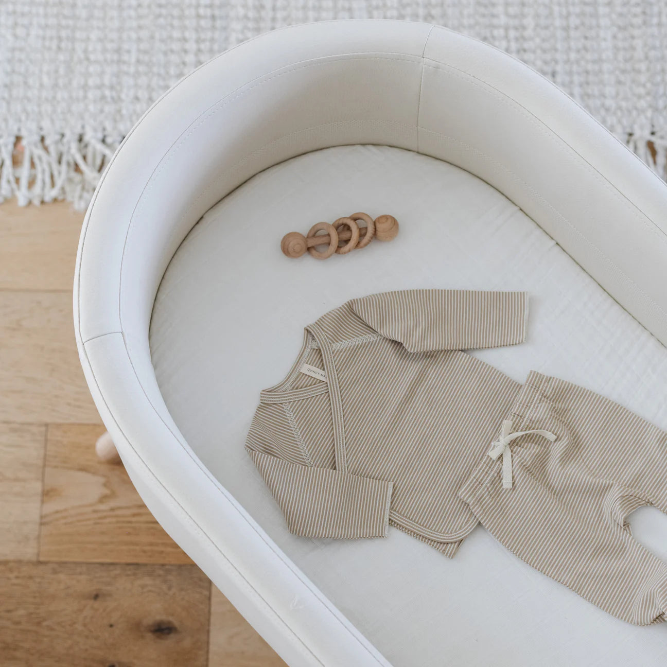 Pre-Order Babyletto x GATHRE Capsule Bassinet - Ivory