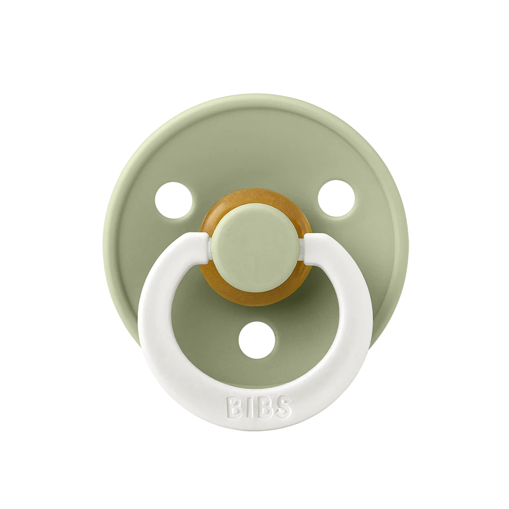 BIBS Colour Pacifier - Size 1 - Sage Glow