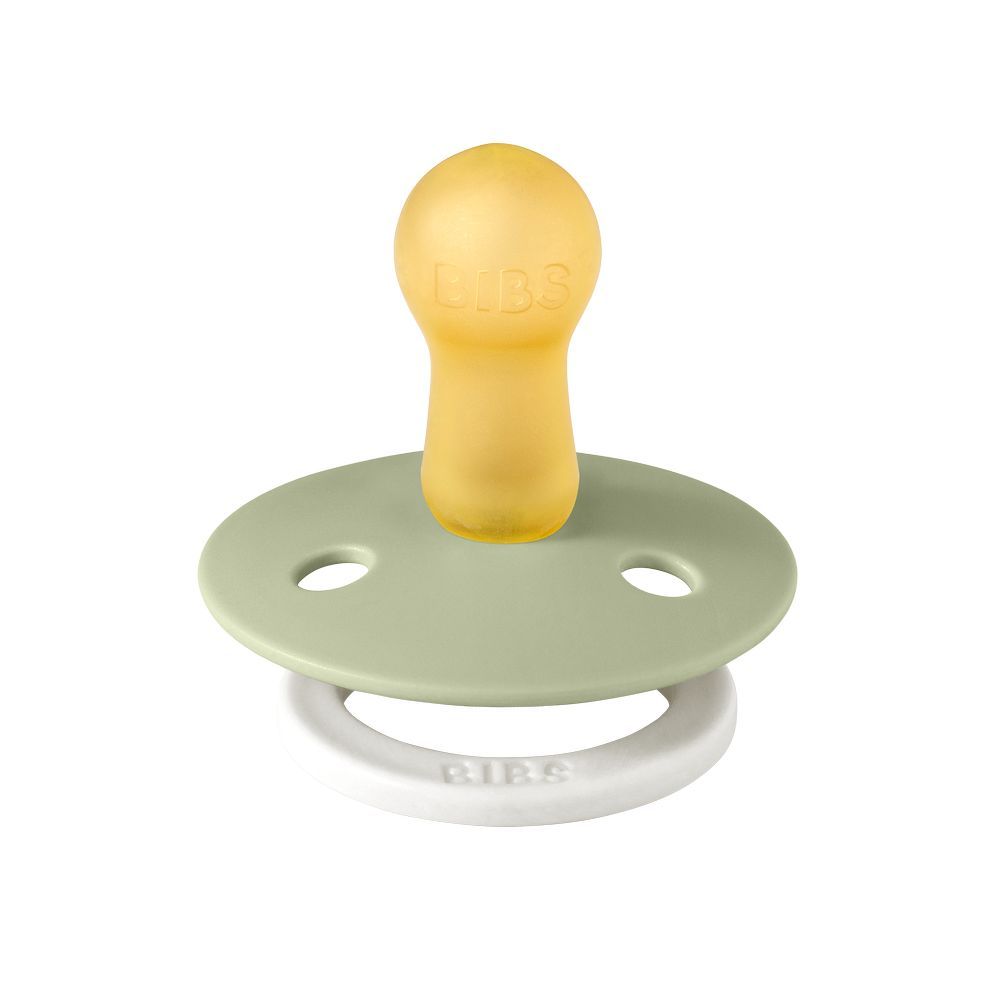 BIBS Colour Pacifier - Size 1 - Sage Glow