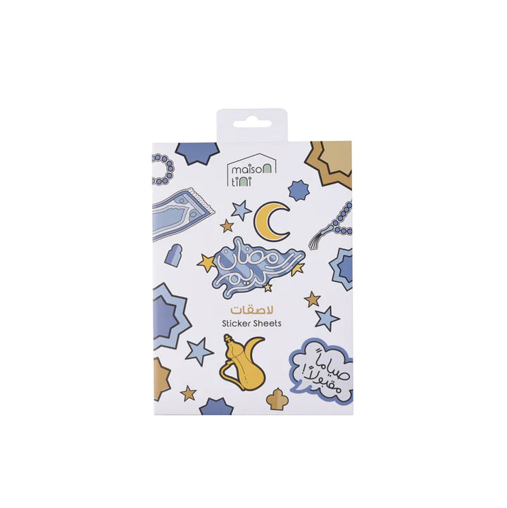 Ramadan Sticker Pack - Blue (100 stickers)