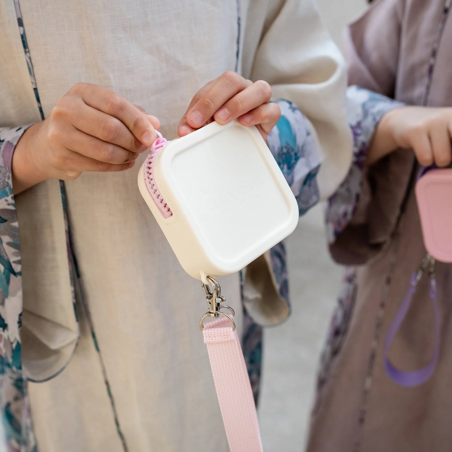 Eidiyeh Pouch - Cream/Pink