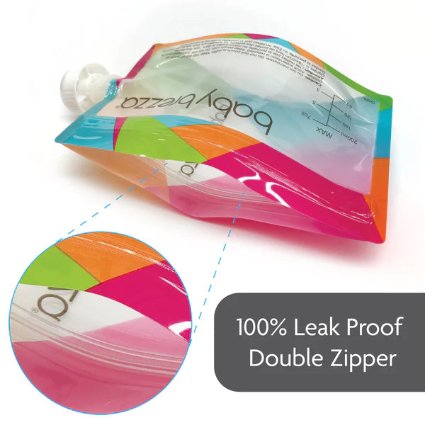 Reusable Baby Food Pouches, 10 Pack