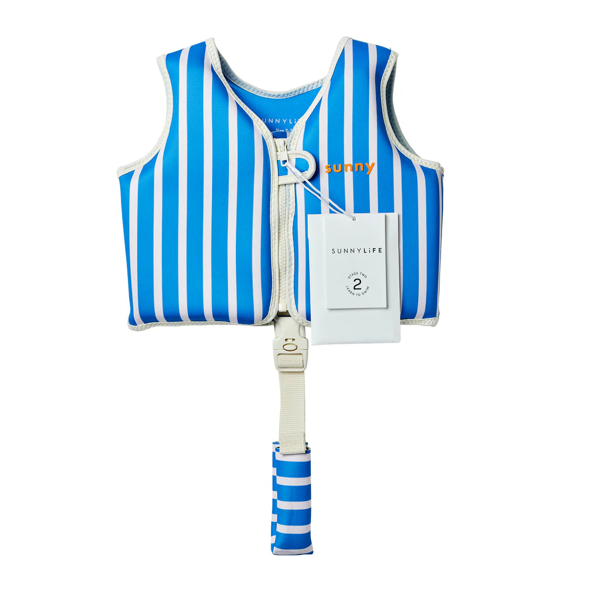 Swim Vest 2-3yrs - Tino the Tiger Blue