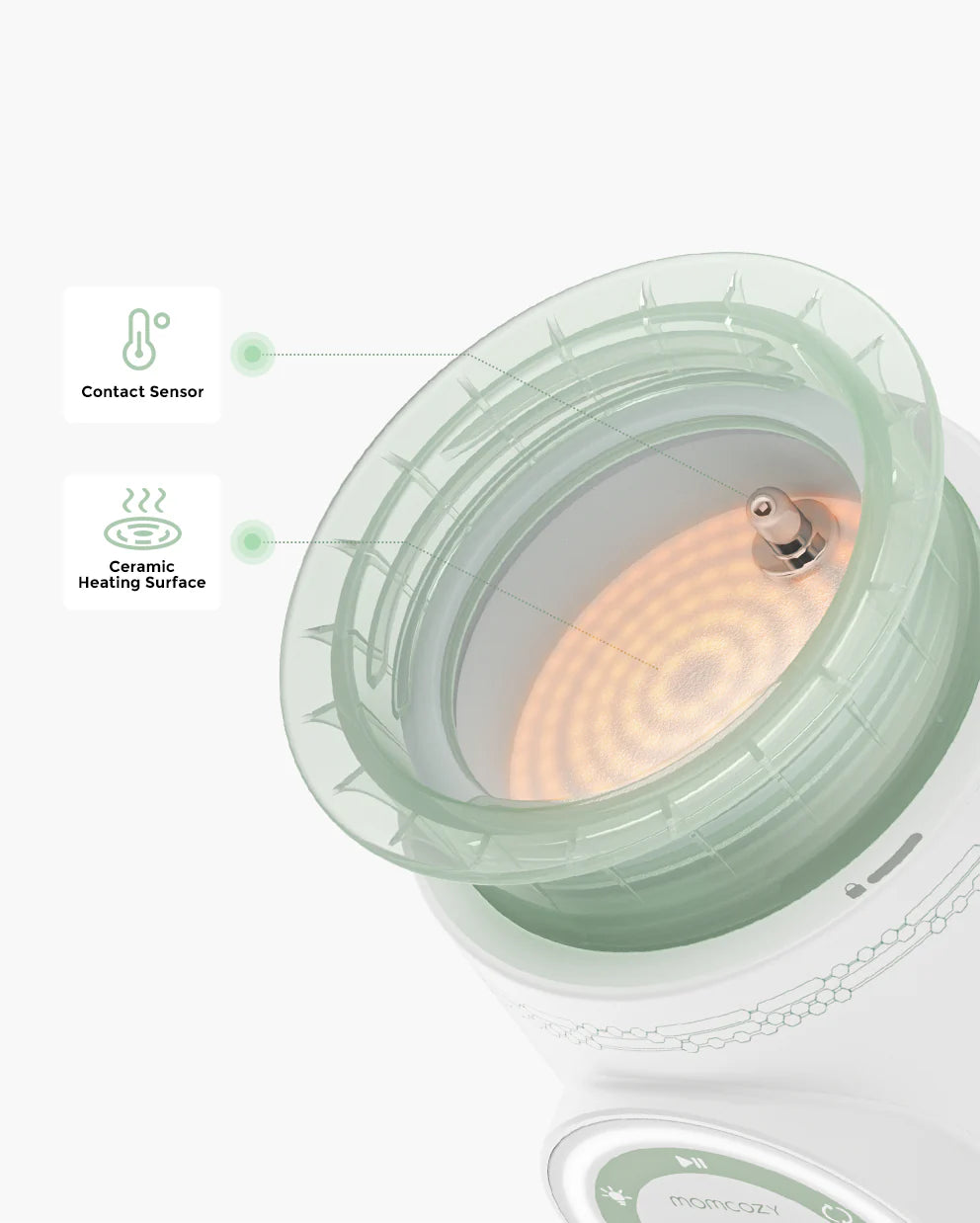 Cordless Portable Baby Bottle Warmer For Travel