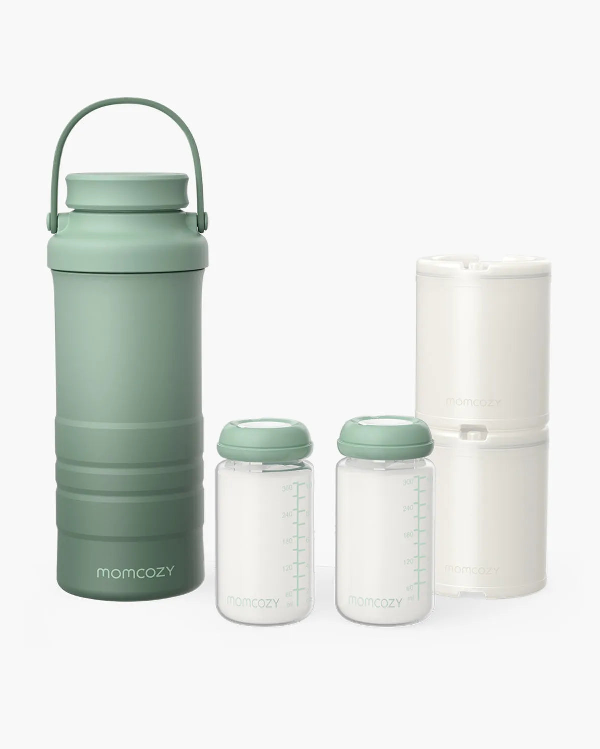 Portable Breast Milk Cooler - Green - 650 ml