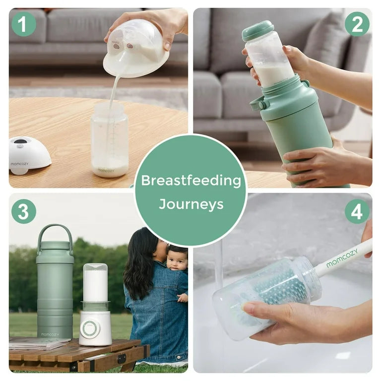 Portable Breast Milk Cooler - Green - 650 ml