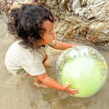 Inflatable Beach Ball - Cookie the Croc Light Khaki