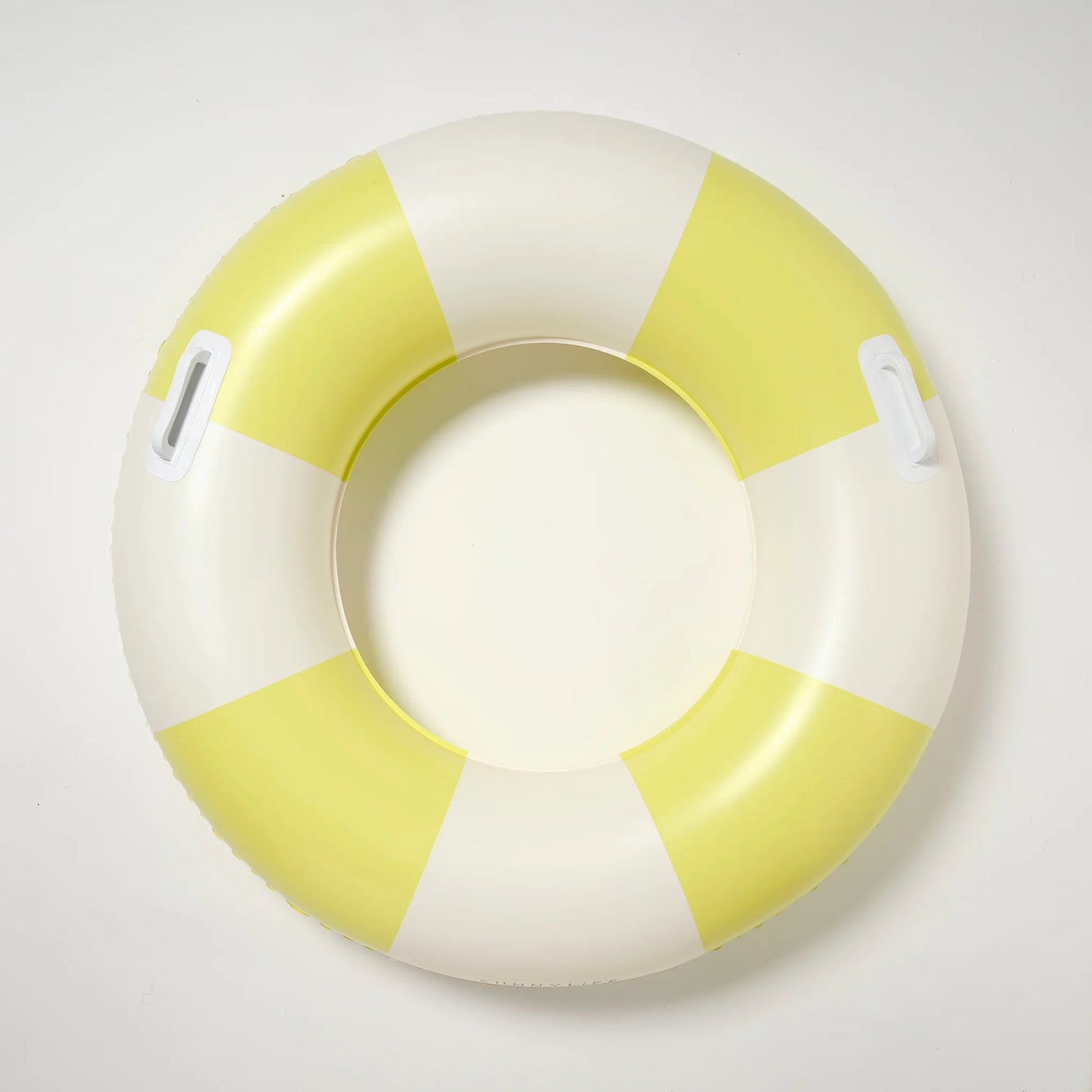 Slim Tube Pool Ring - Tides Out Citrus Stripe
